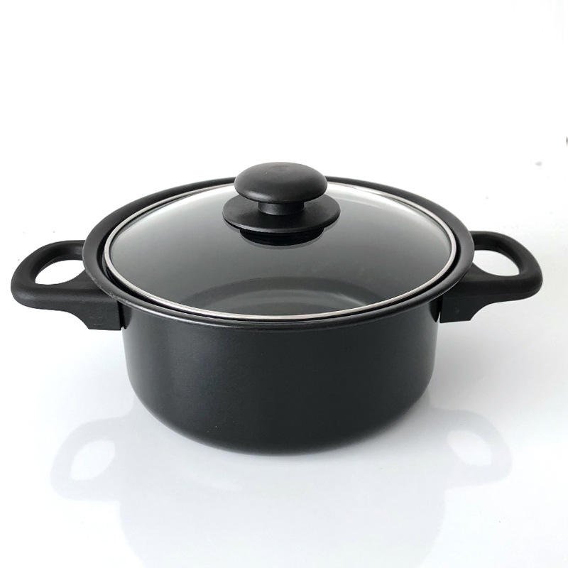 Kitchen 13 Piece Easy Cleaning Non Stick Cookware Sets Black Pot And Pans Cast Iron Cooking Pot With Pot Lid