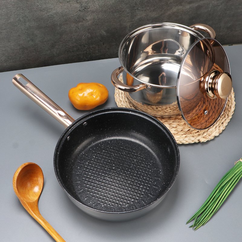 Premium materials cookware sets high quality cooking pots Flavor-preserving frying pan