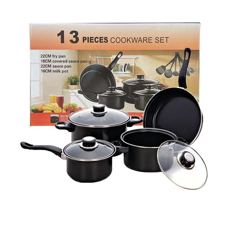 Kitchen 13-piece non-stick frying pan ironing set