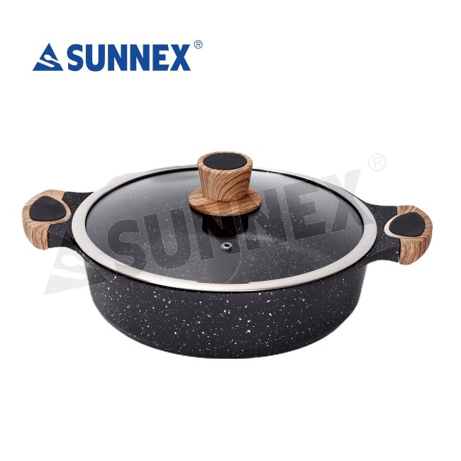Sunnex Hot sale Aluminum NonStick Cookware Set Pots and Pans