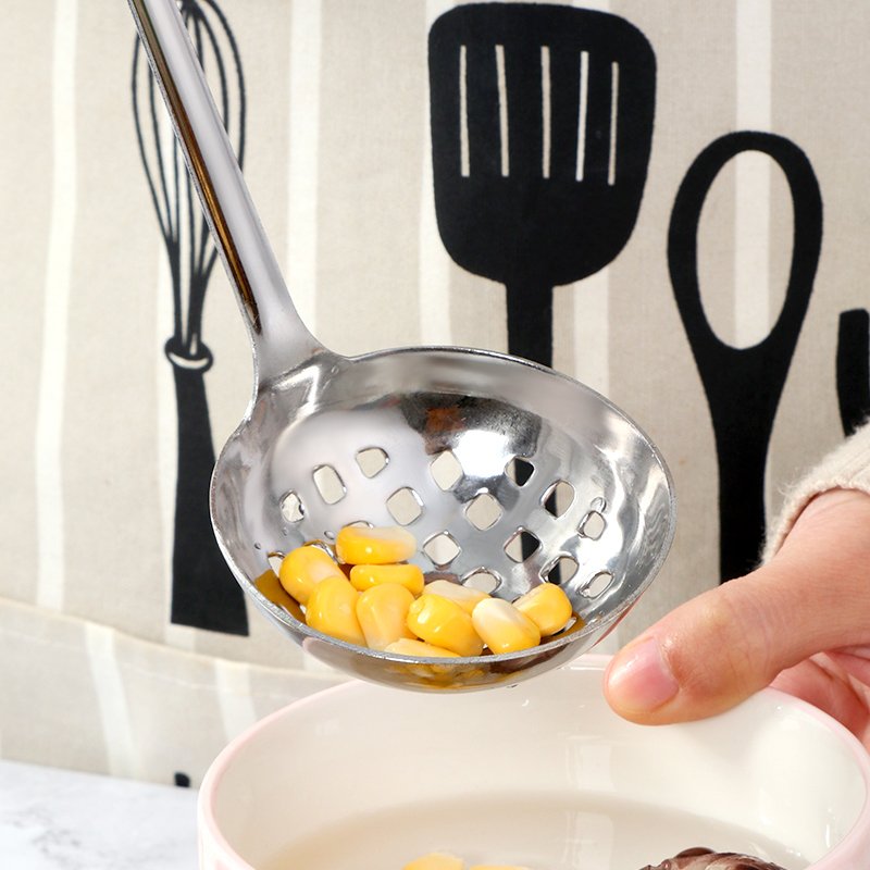 Hot Pot Used Scoop Colander Stainless Steel Ladle Soup