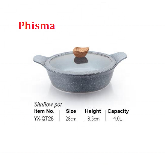 Hot Selling 13pcs Aluminium Cookware Set Granite Non Stick Cooking Pots And Pans With Pattern On The Body