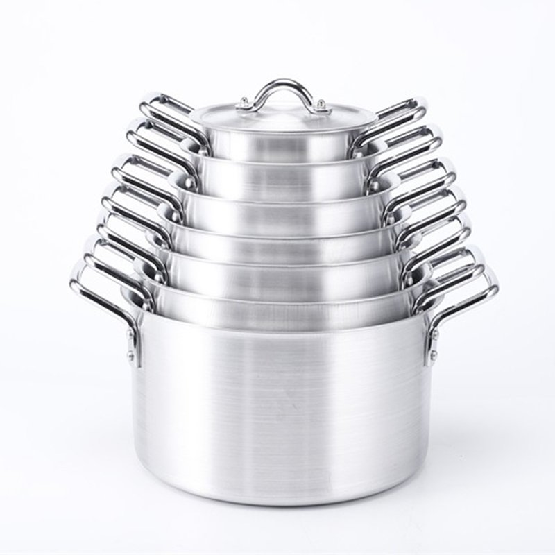 7pcs Aluminum Pot Set Cooking Pot Cookware Set Kitchen14CM/16CM/18CM/20CM/22CM/24CM/26CM Aluminium Cooking Pots Cookware