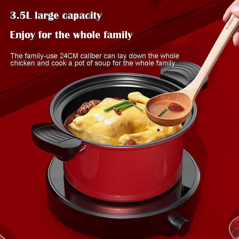 2021 New Arrival Granite Pan Stewing and Frying Kitchen Cooking Pot Soup Pots Set Cookware