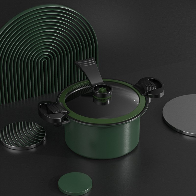 2021 New Arrival Granite Pan Stewing and Frying Kitchen Cooking Pot Soup Pots Set Cookware