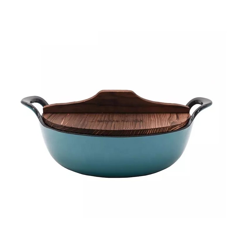Nonstick Kitchen Utensils Enamel Coating Cooking Pot Dutch Oven Casserole Dish Skillet Cast Iron Cookware Set
