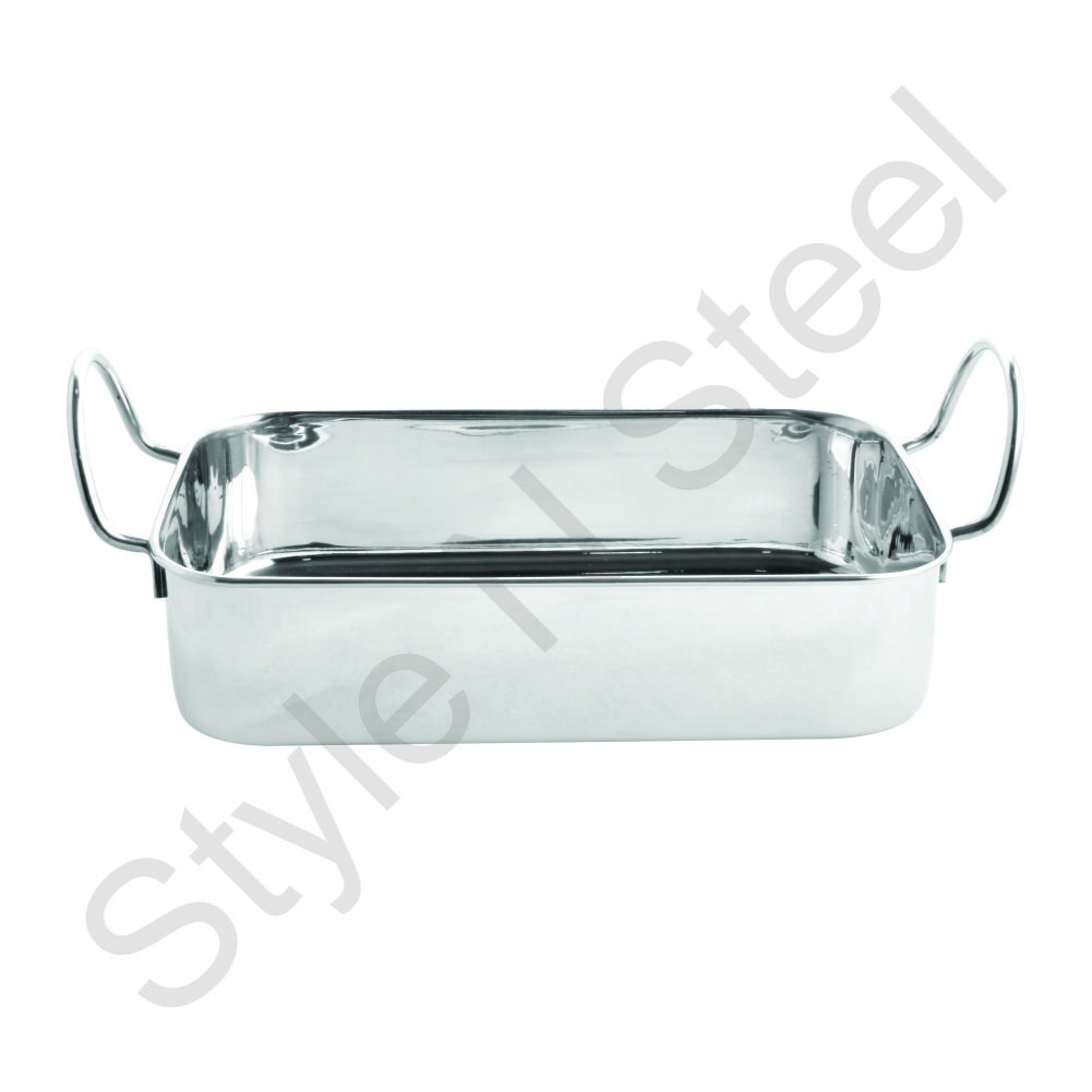 Cookware Set Mini Serving Dish Rectangular silver Color Stainless steel Frypan Non Stick Frying Pan stove Oven Fry Pans