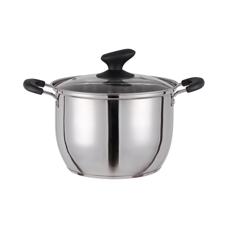 4 Sizes Kitchen Pots Stainless Steel Cooking Pot Cookware Set