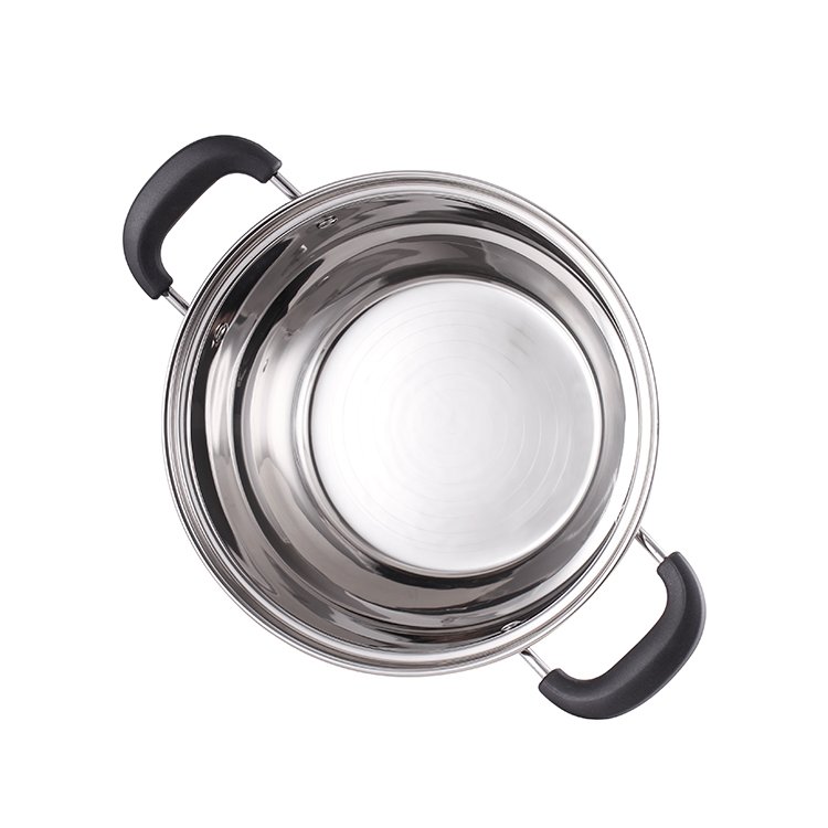 4 Sizes Kitchen Pots Stainless Steel Cooking Pot Cookware Set