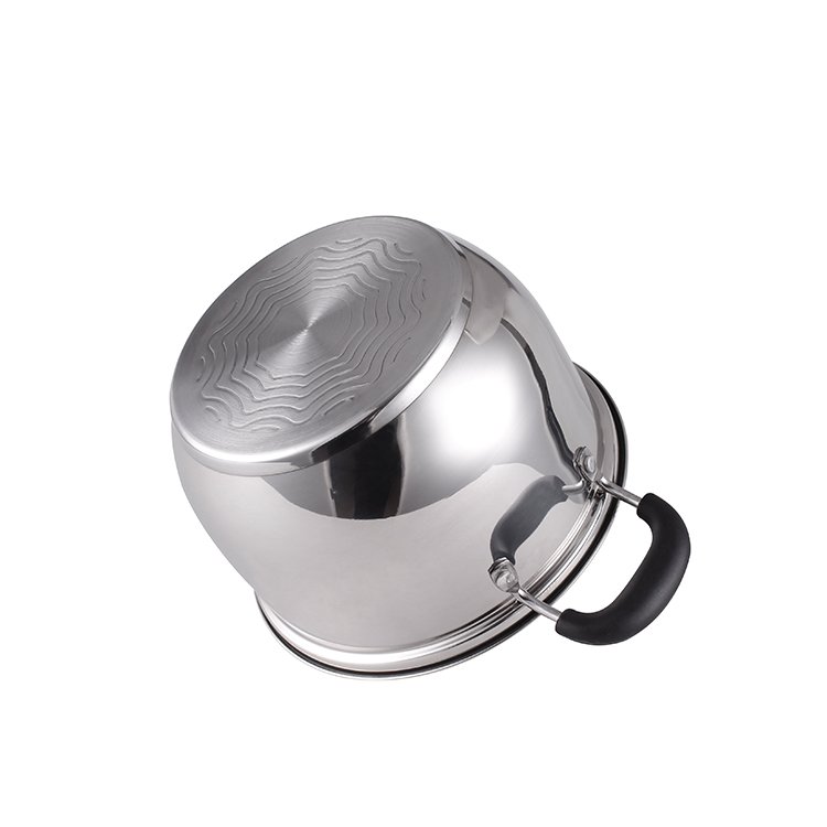 4 Sizes Kitchen Pots Stainless Steel Cooking Pot Cookware Set