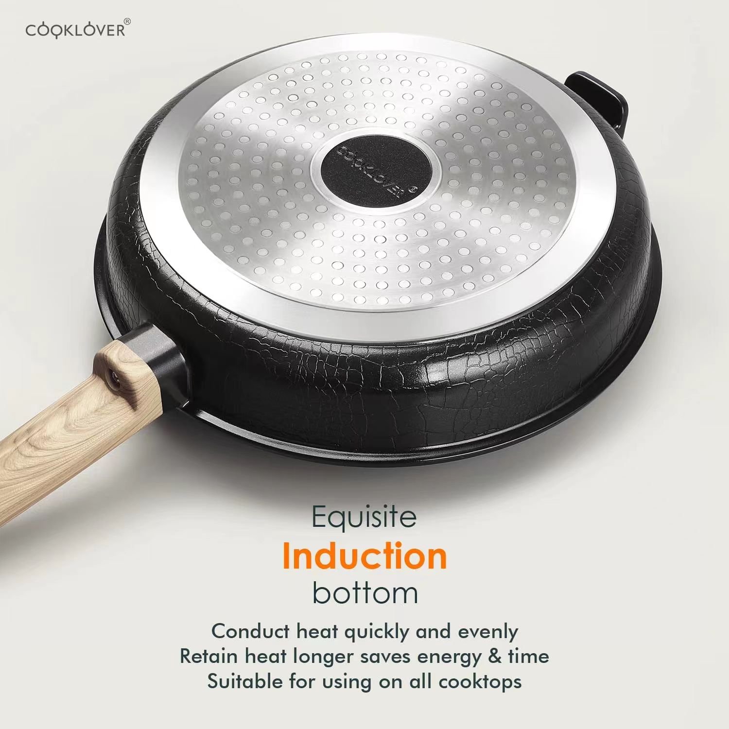 Hot sale 10 pcs Die Cast Aluminium Non-stick Kitchen Cookware Sets kitchen soup pot fry pan High quality soup pot