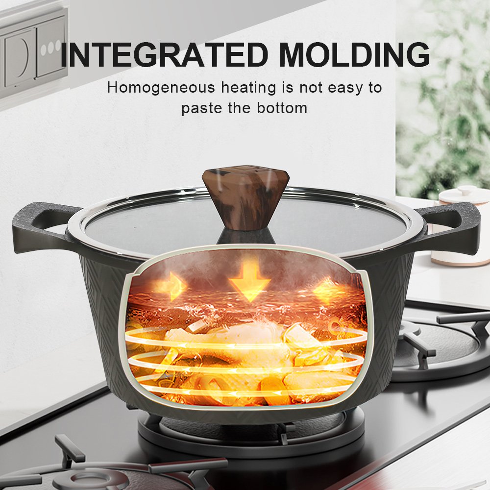 Donnor Magic Series15pcs Drop Shipping Non Stick Die Cast Aluminum Cookware Set