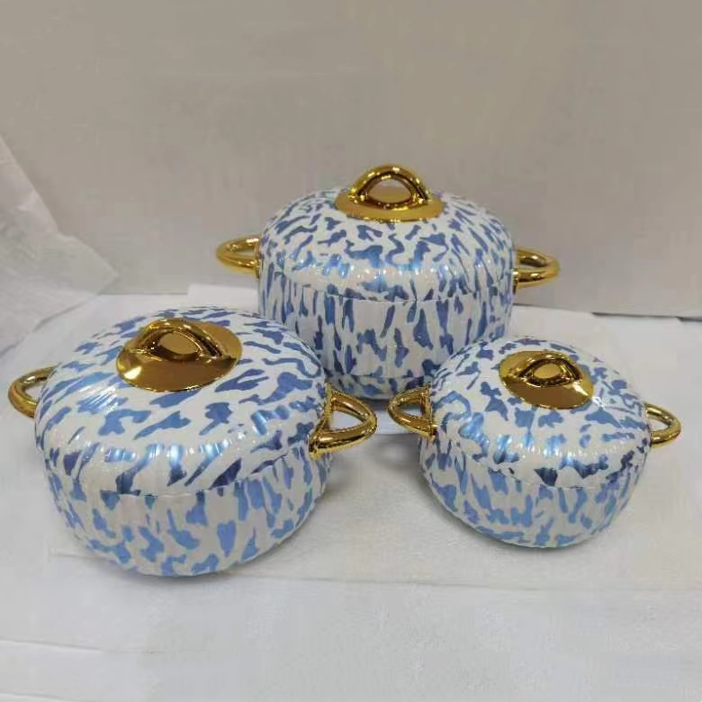 Customized Wholesale custom Unique Design Hot Pot Casseroles Used For Food Serving And Storage Dinnerware And Tableware Casserol