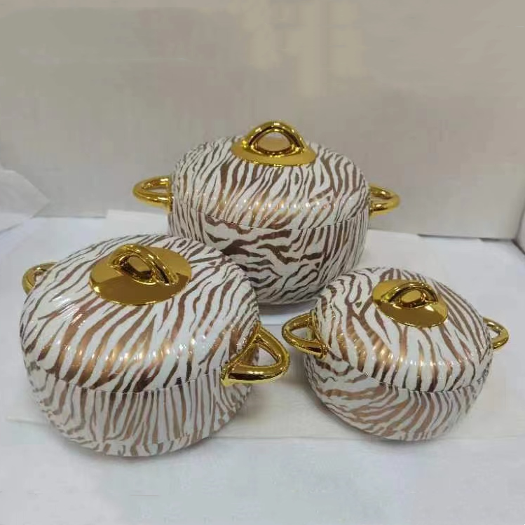 Customized Wholesale custom Unique Design Hot Pot Casseroles Used For Food Serving And Storage Dinnerware And Tableware Casserol