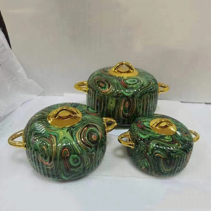 Customized Wholesale custom Unique Design Hot Pot Casseroles Used For Food Serving And Storage Dinnerware And Tableware Casserol