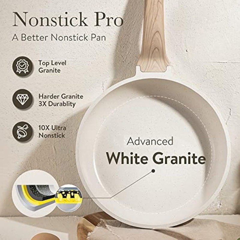 Oem Die Cast Aluminum Nonstick Kitchen Cooking Pots And Pans Set Granite Cookware Set With Induction Bottom