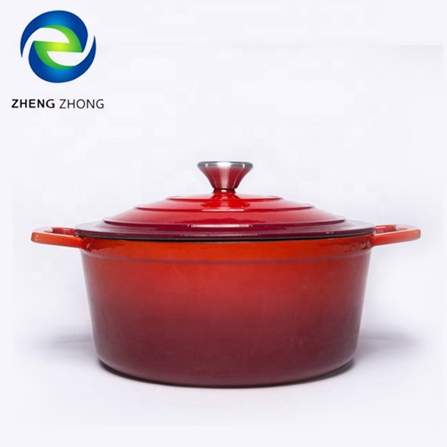 Center Enamel Cookware Cast Iron Enamel pot cookware sets