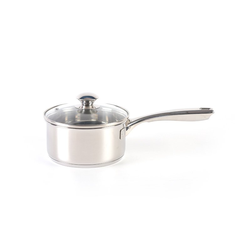 Wholesale customized home kitchen ware casserole SS saucepan stainless steel cooking pot cookware set