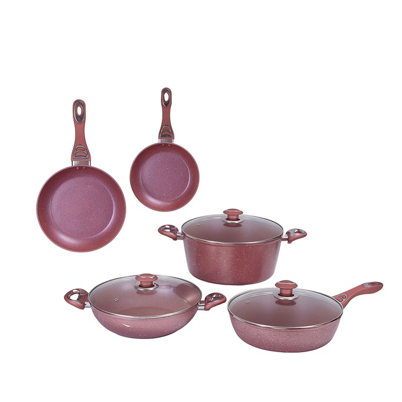 Wholesale Cooking Milk Non Stick Pot Set Kitchen Aluminum Soup Pot Cookware Set