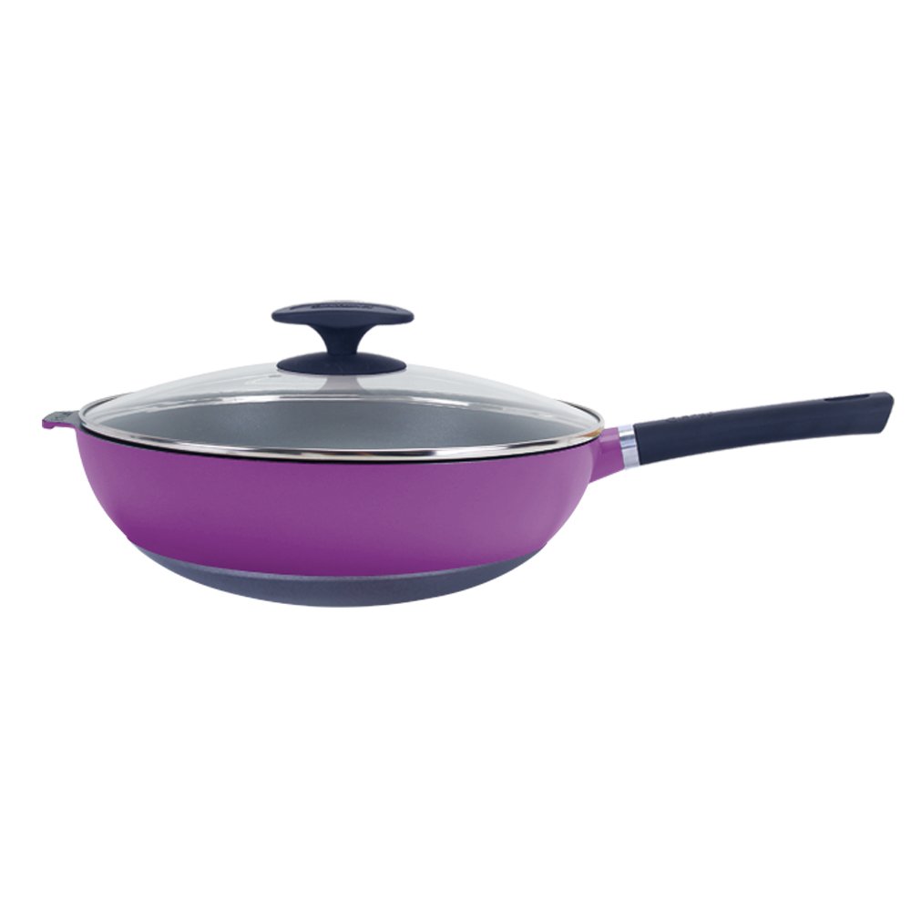 Frypan set 20cm 24cm 28cm of ceramic non stick frying pan set for kitchen home cooking and outdoor camping