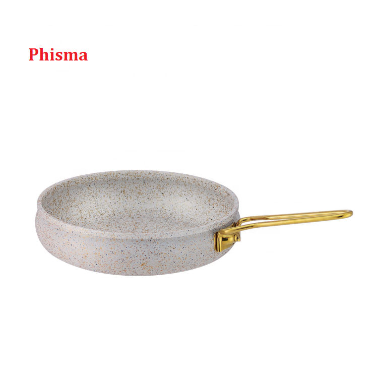 New Design Non Stick Cookware Set Granite Coating Pressed Aluminium Cooking Pots And Pans
