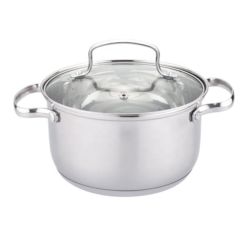 induction glass stainless steel kitchen tools non stick pots non-stick cookware sets