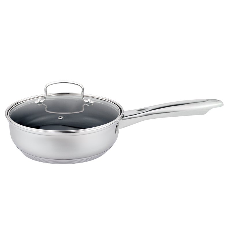 induction glass stainless steel kitchen tools non stick pots non-stick cookware sets