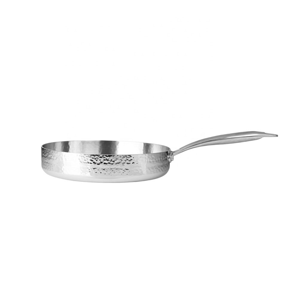Kitchen Ware triply stainless l Steel Cooking Pots Pans Hammered Stainless Steel 13 pcs nonstick cookware sets