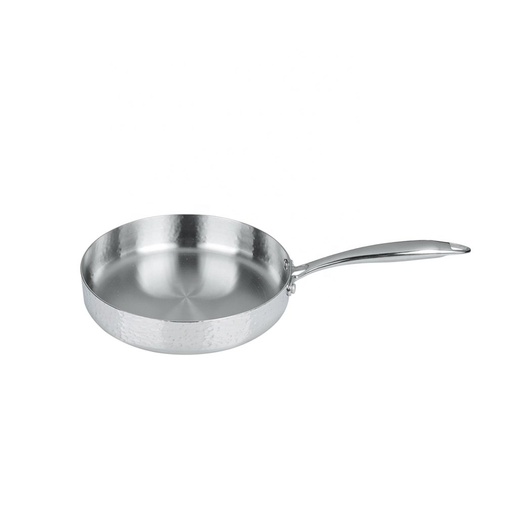 Kitchen Ware triply stainless l Steel Cooking Pots Pans Hammered Stainless Steel 13 pcs nonstick cookware sets