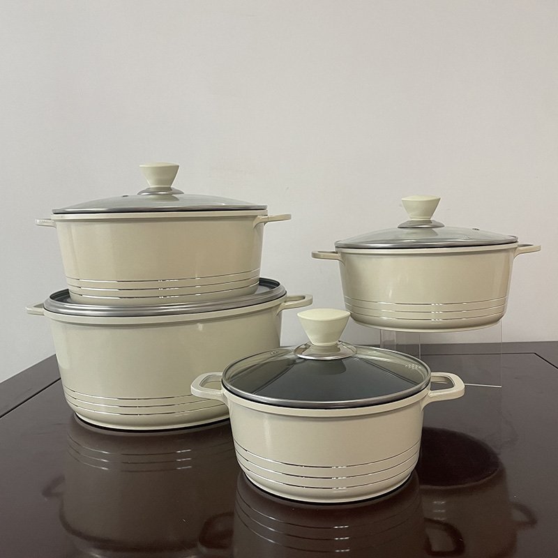 High Quality Die Cast Aluminum Non-stick Cookware Sets Home Cooking Pots For Sale