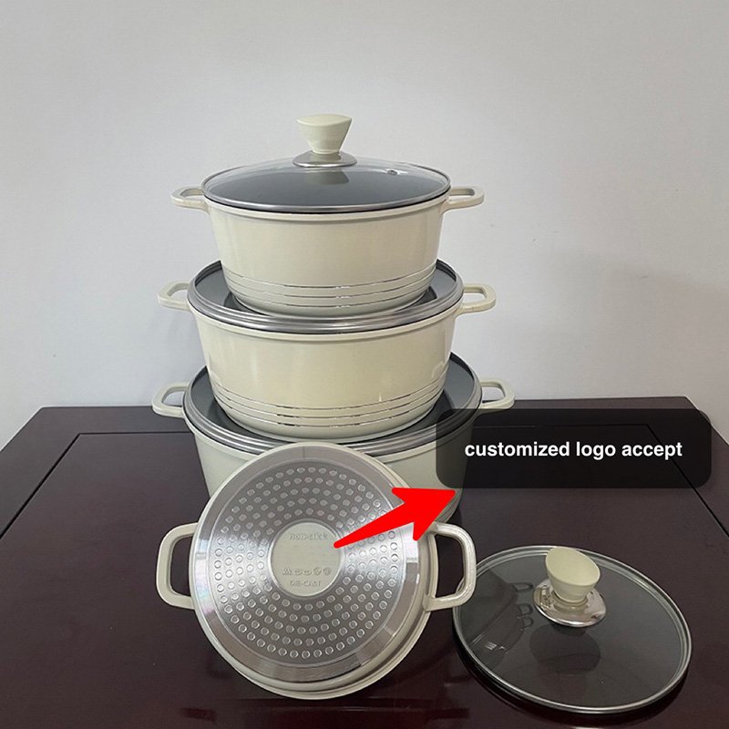 High Quality Die Cast Aluminum Non-stick Cookware Sets Home Cooking Pots For Sale