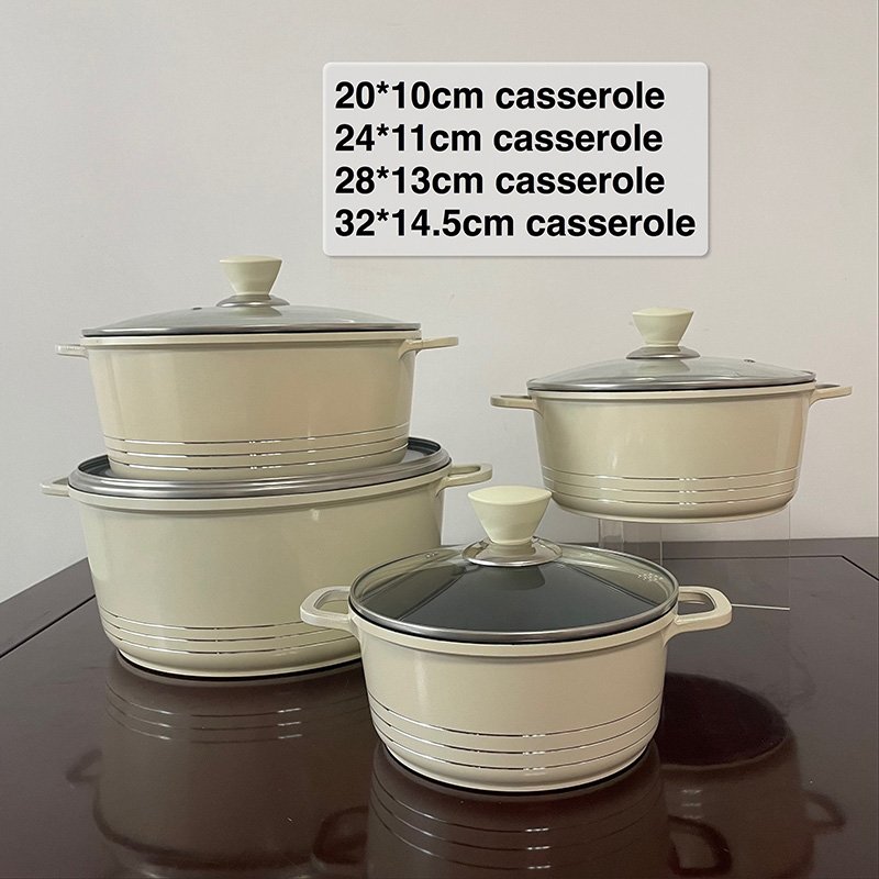 High Quality Die Cast Aluminum Non-stick Cookware Sets Home Cooking Pots For Sale