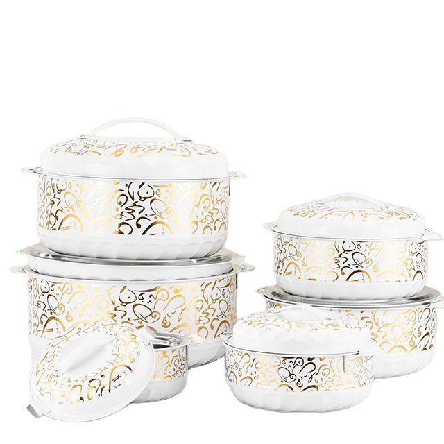 Factory direct sell casserole marble ceramic food warmer container soup pot with iron stand