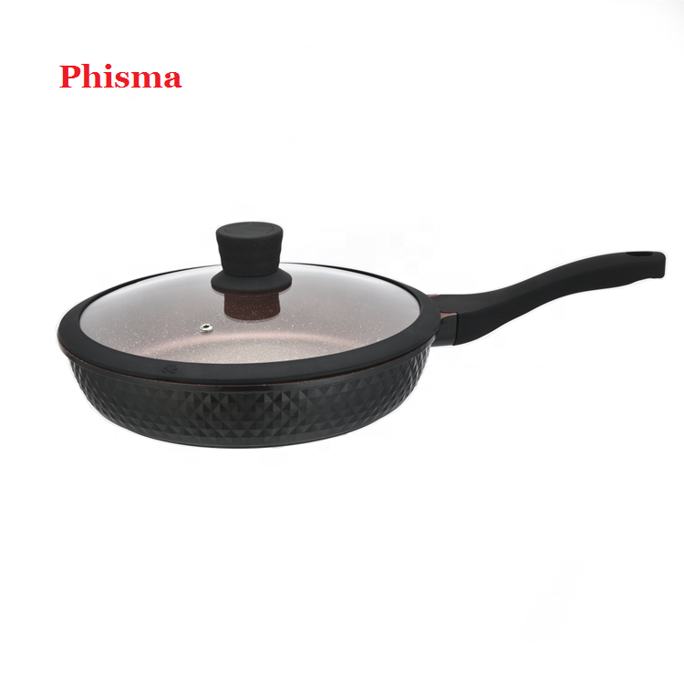 Phsima Hot Sale Aluminium Cast Coating Cooking Granite Kitchen Marble Pots and Pans Nonstick Cookware Sets