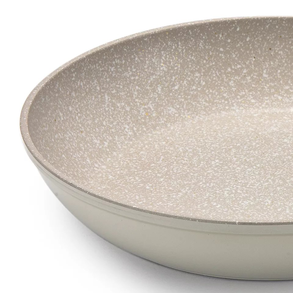 Granite Pot Cookware Set White Restaurant Commercial Nonstick Kitchenware Cookware Set Vintage Sustainable Bakelite Handle 2.5mm