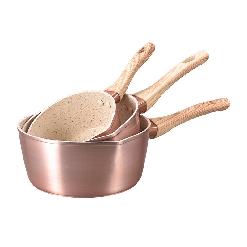 Aluminum Household Milk Pot Set Non-stick Multi-functional Instant Noodle Pot Induction Cooker Universal Pot