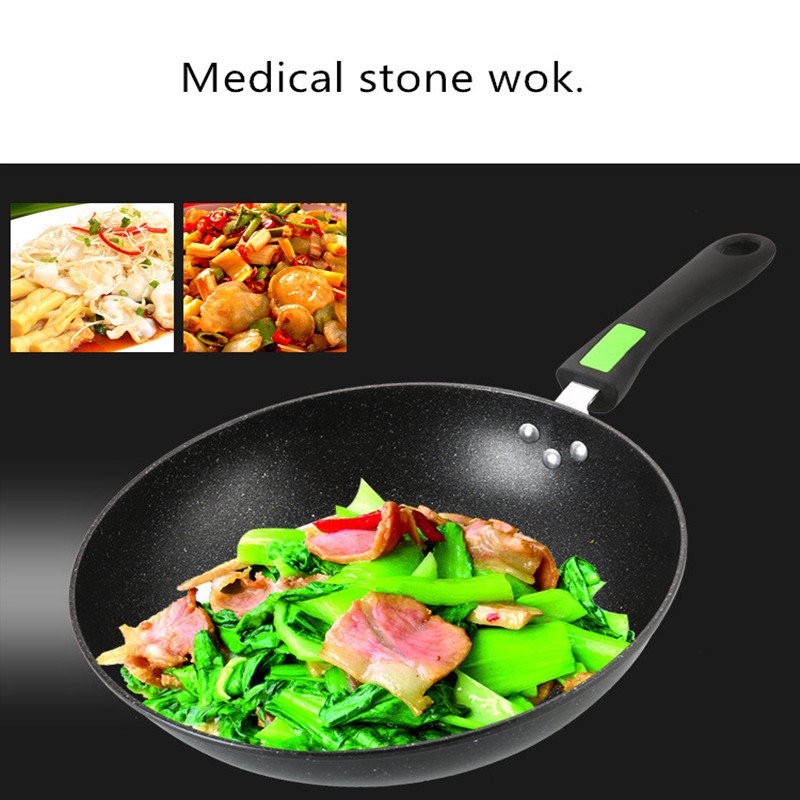 13-Piece Kitchen Cookware Set Multi-Piece Wok Set with Pots and Pans Casserole Sets