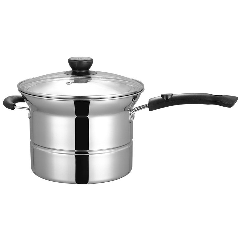 multifunctional cookware set stainless steel kitchen accessories cooking noodle pots pasta pot with strainer
