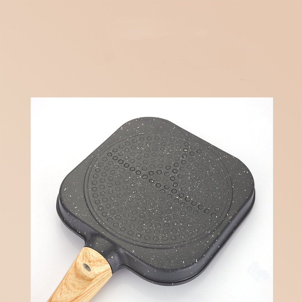 4 Hole 2 Hole Non-stick Coating Cooking Surface Detachable Handle Cookware Set Thermal Cooker Egg Frying Pan