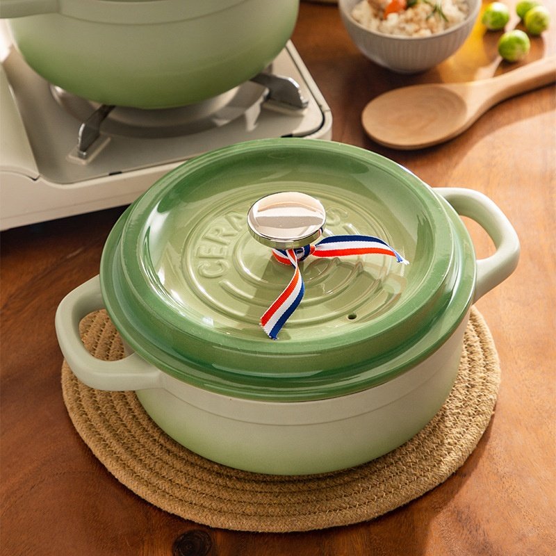 detachable handle black pans cookware health enamel cast iron enamel removable handle nonstick cookware sets