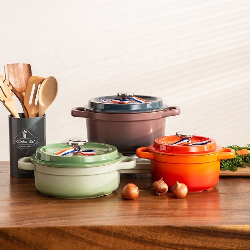 detachable handle black pans cookware health enamel cast iron enamel removable handle nonstick cookware sets