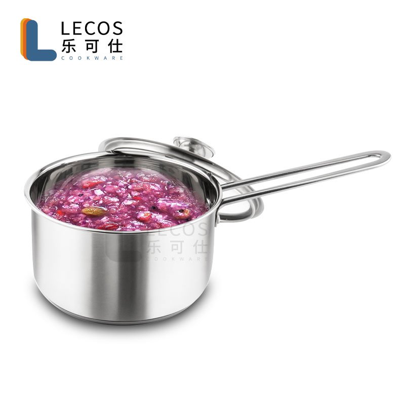 2024 New Product Customizable Korean Style Stainless Steel Cookware Sets 16/18/24cm Kitchen Cook Double Bottom Cooking Pot Set