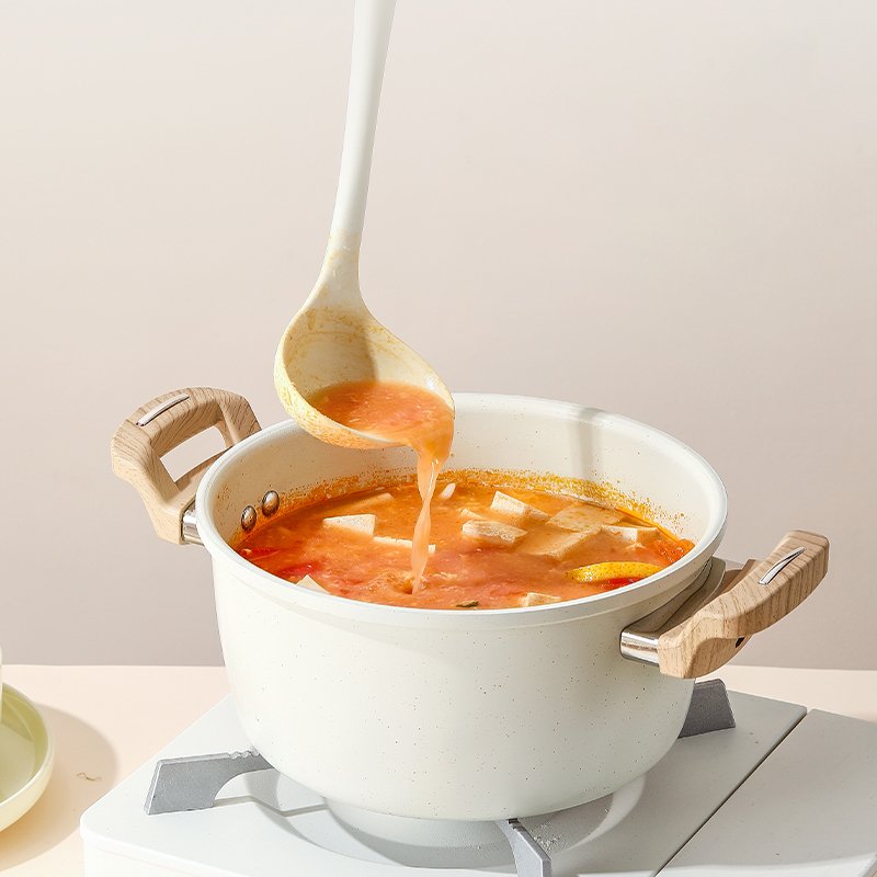 Aluminum Alloy Soup Pan Kitchenware Sauce Pan Non-stick Aluminum Cookware Set Steamer Cooking Pan