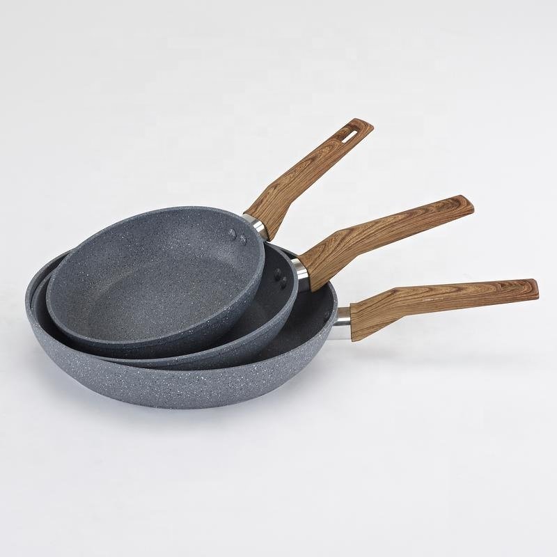 shot blasting aluminum forged cookware set