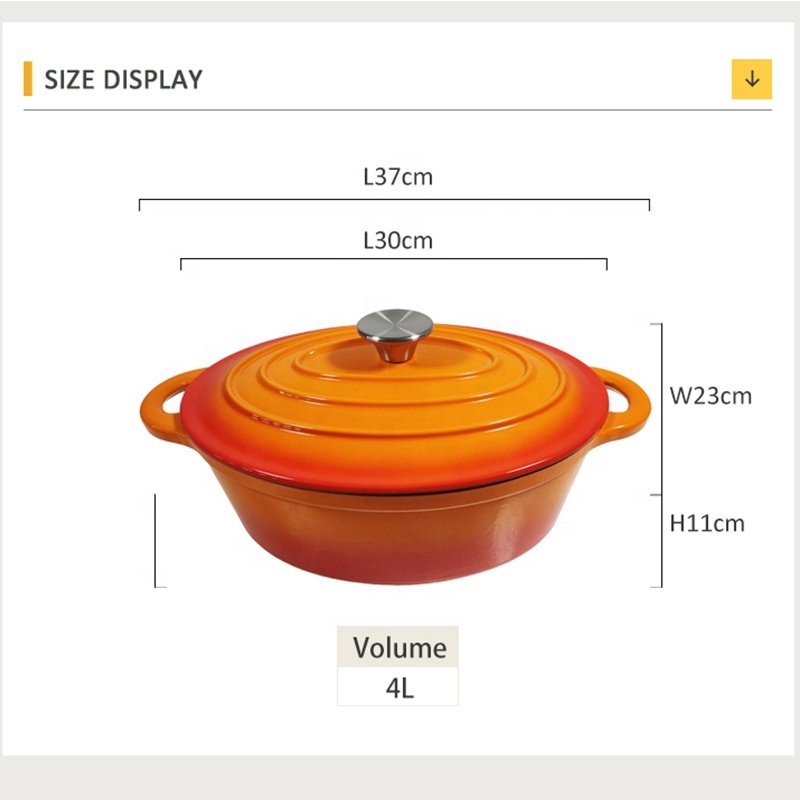 Cooking Pots Cast Iron Sets Cookware Casserole