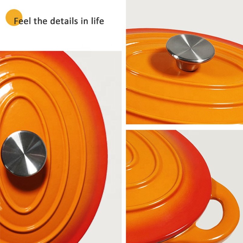 Cooking Pots Cast Iron Sets Cookware Casserole