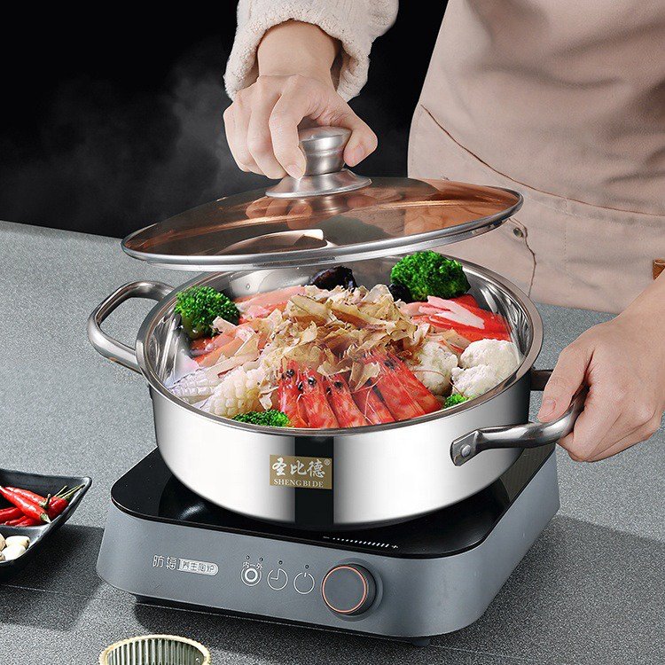 High Quality Kitchen Supplies Set The Pot Multi-Purpose Cooking Cooker Extra Thick Pot Set 6 Pcs Cookware Set Of Pot