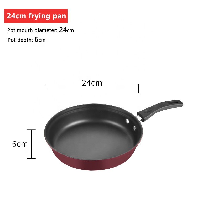 Household Kitchen Non-stick Pan Set 3 Piece Kitchen Cookware Set Nice Quality Cooking Pot Set