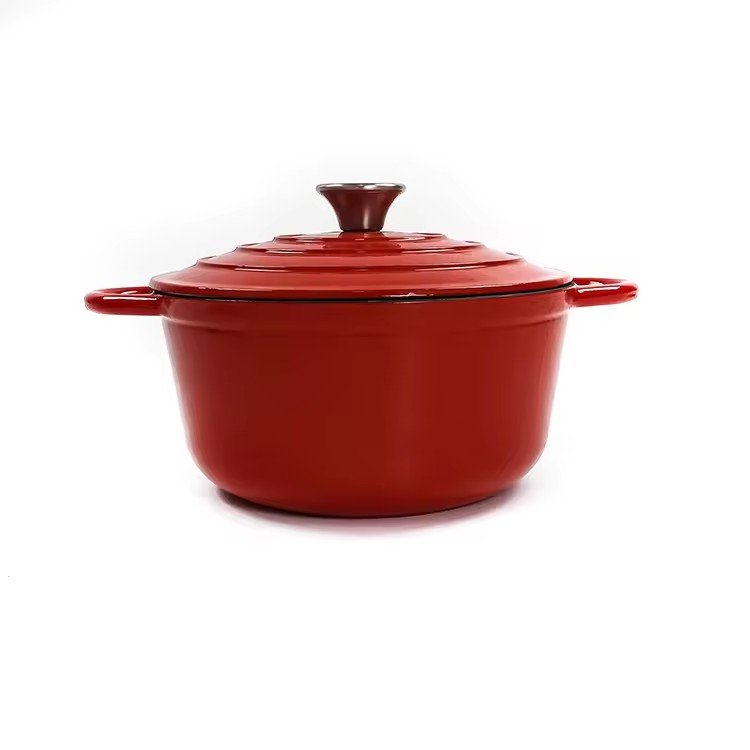 household round enamel pot cast iron pot nonstick cast iron pot