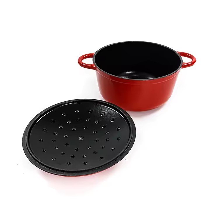 household round enamel pot cast iron pot nonstick cast iron pot